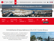 Tablet Screenshot of immobiliarialola.com